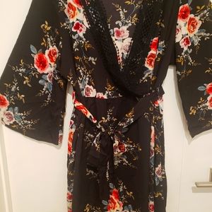Floral Knee Length Dress
